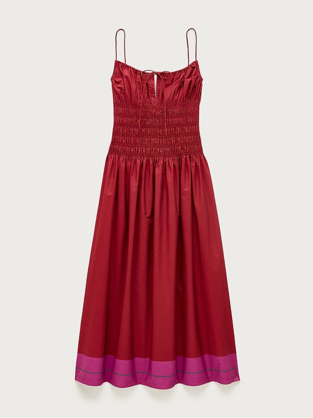 NEW J. Crew Reverie dress in colorblock cotton poplin